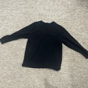 plain black sweatshirt